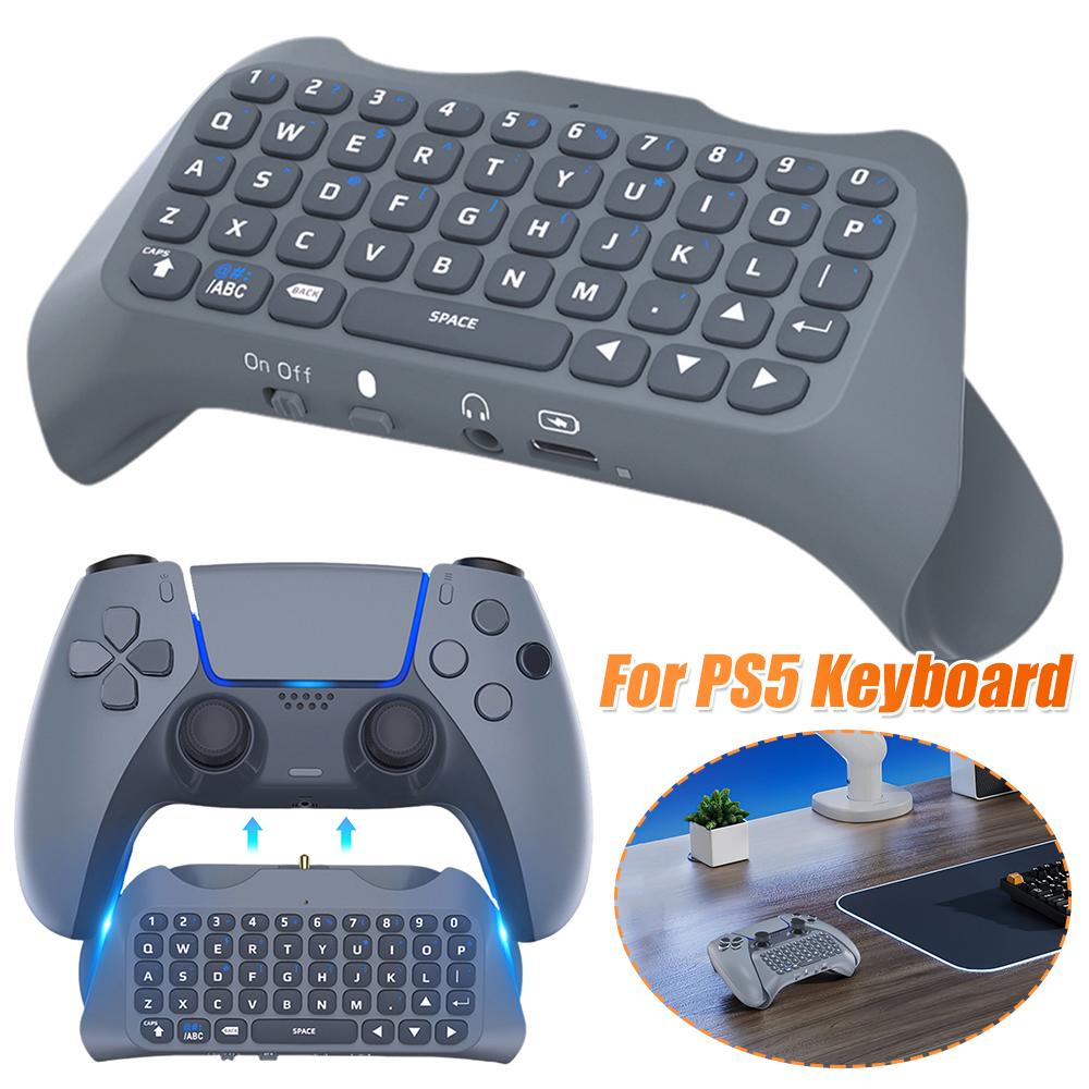 Беспроводной контроллер Клавиатура Bluetooth-совместимый 3.0 контроллер Чатпад 3,5 мм Игровая ручка Клавиатура для геймпада PS5 CHINA
