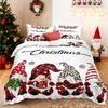 Comforter 3Pcs/Set Christmas Reindeer Snowman Bedding Set Includes 1 And 2 S Soft And Skin-Friendly