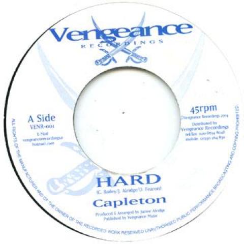 7inch Record CAPLETON - Hard Vengeance 2004 UK Reggae, Ska & Dub