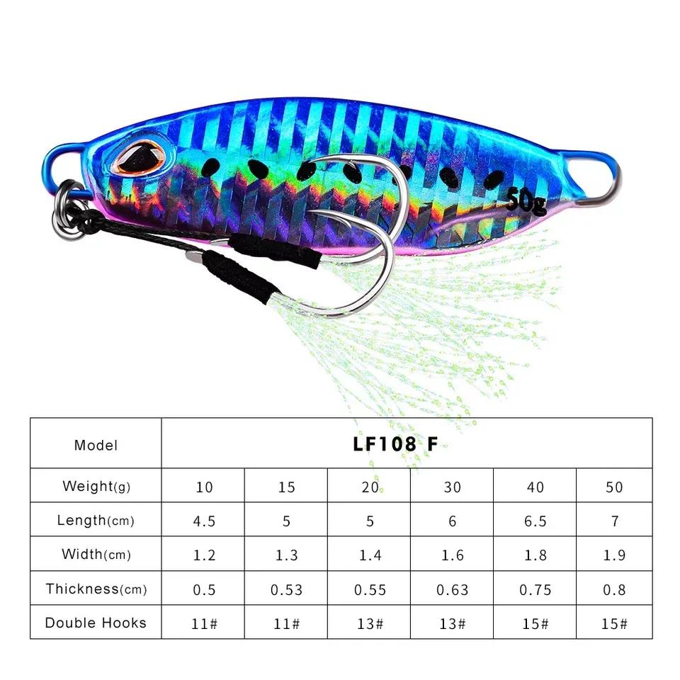 Metal Lure10g Special Fake Bait for Sea Bass Fishing Freshwater and seawater universal bionic lure