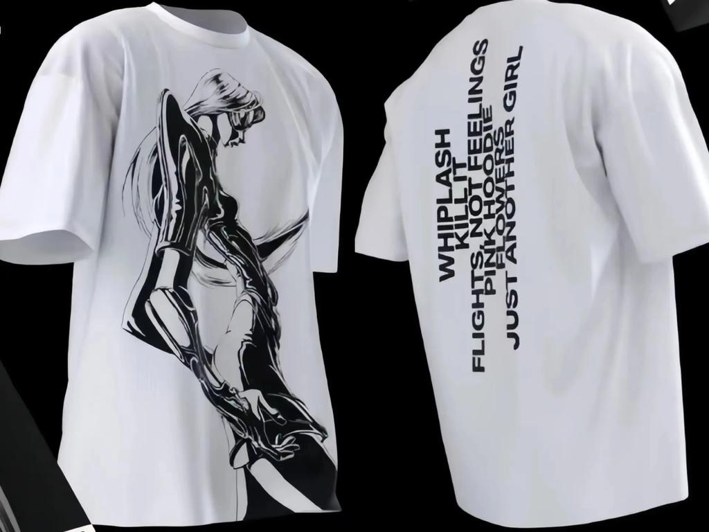 KPOP Aespa Whiplash Limited Edition Cotton T-shirt Short Sleeve KARINA GLSELLE WINTER NINGNING Same Print Loose Anime Techno Top