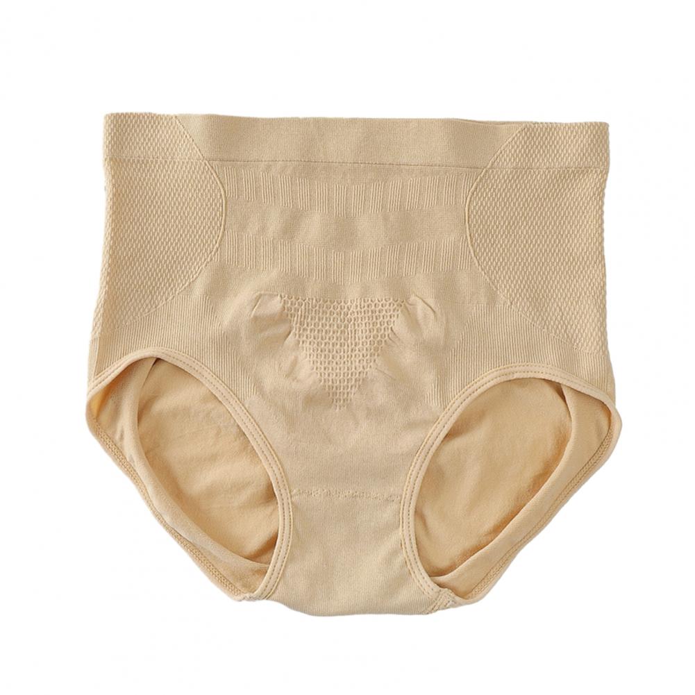 

Женские формирующие трусики с высокой талией, утягивающее живот нижнее белье, пуш-ап для ягодиц, бесшовные трусы, корректирующее белье, дышащий корректор фигуры M абрикосовый