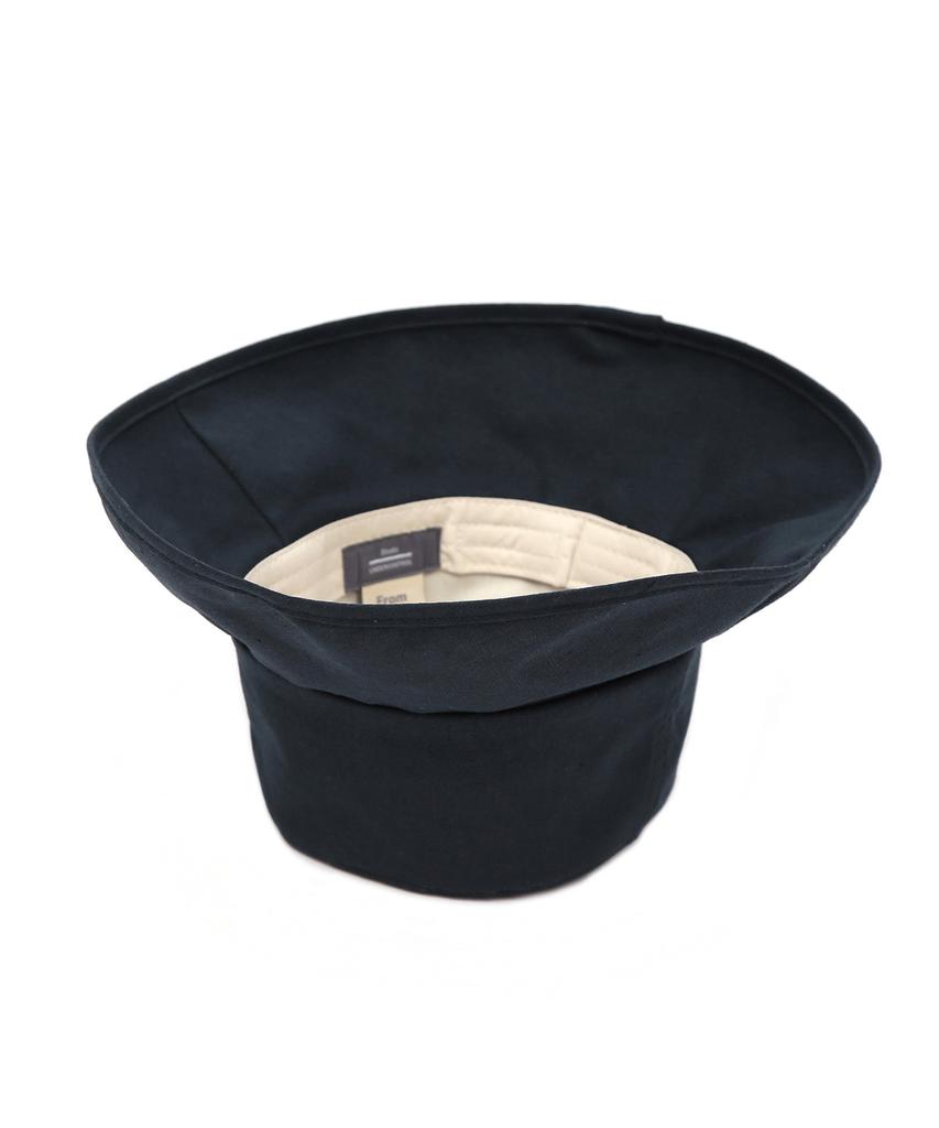 Eondeokeonteulolseutyudio Linen Bucket Hat Fold Bucket / Linen / From / D Sea