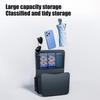 Car Seat Organizer Front Seat Leather Large Capacity Console Storage Bag Organizer Holder For Console Front Seat For Phones