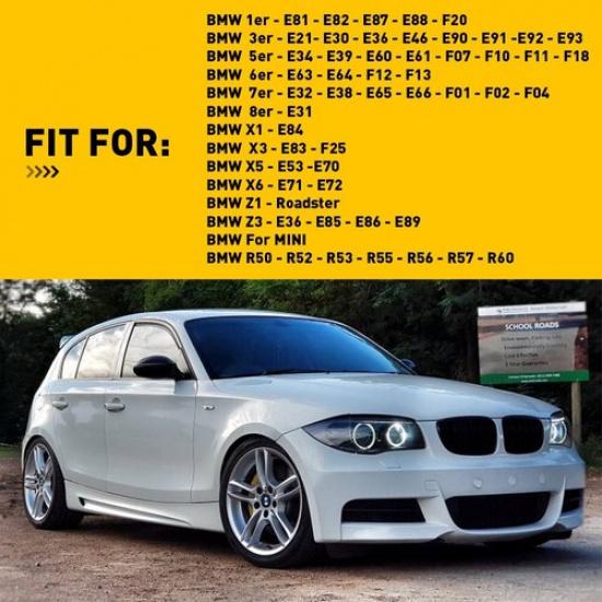 For BMW E21 E30 E36 E46 E90 E91 E92 E93 Screws Body Fender Bumper Retainer Black