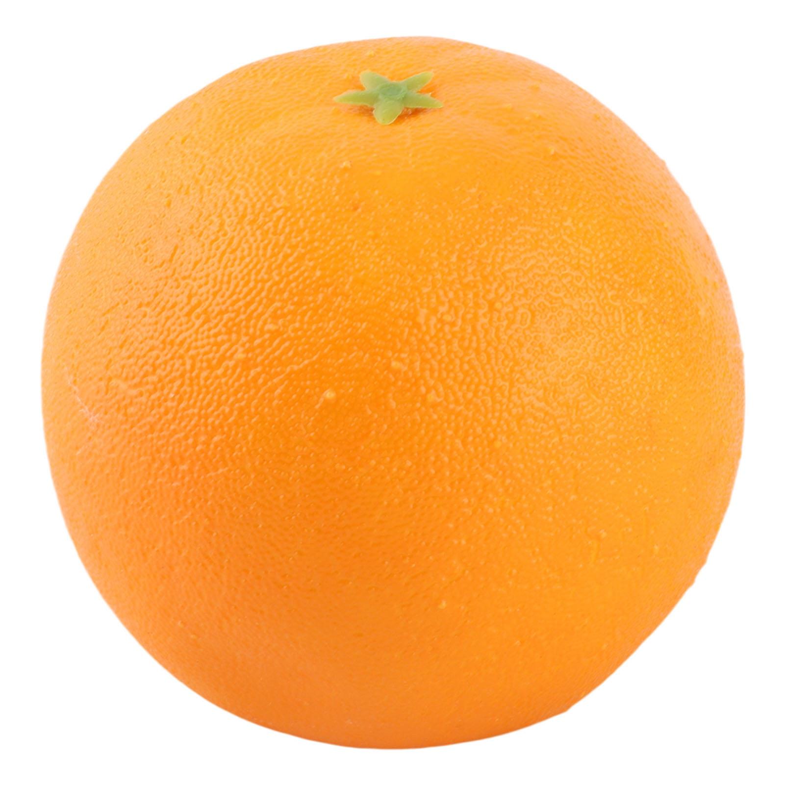 10Pcs Artificial Orange Foam Decorative Fake Oranges Simulated Fruit Model for Home Decor Photography Props