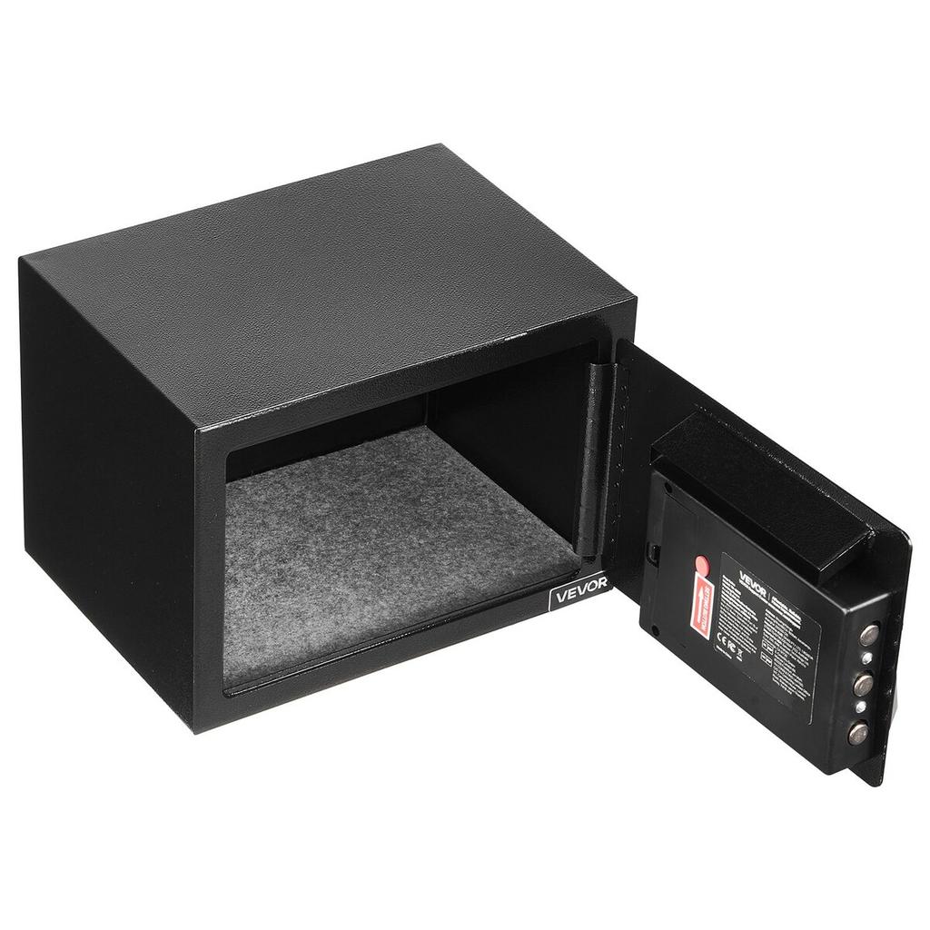 0.6 Cubic Feet Drop Safe, Drop Slot Safe Box with Password and Turn Knob, Heavy Duty Compact Cash Depository Box with a Front Lock Slot for Cash, Bank