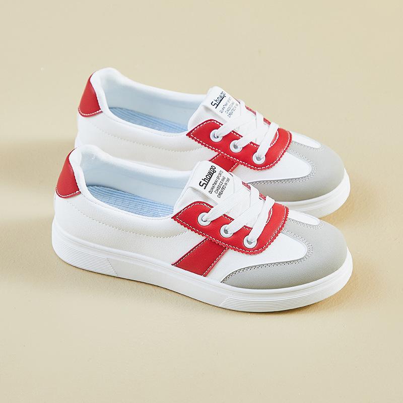 

2025 Spring White Shoes New Korean Edition Female Students Thick soled Height Increasing Sports Board Shoes Casual 40