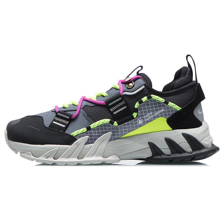 

New LiNing Full Shape Ace Cushioning Wear Resistant Low Top Running Shoes Men s Matte Gray ARDR003-4 41