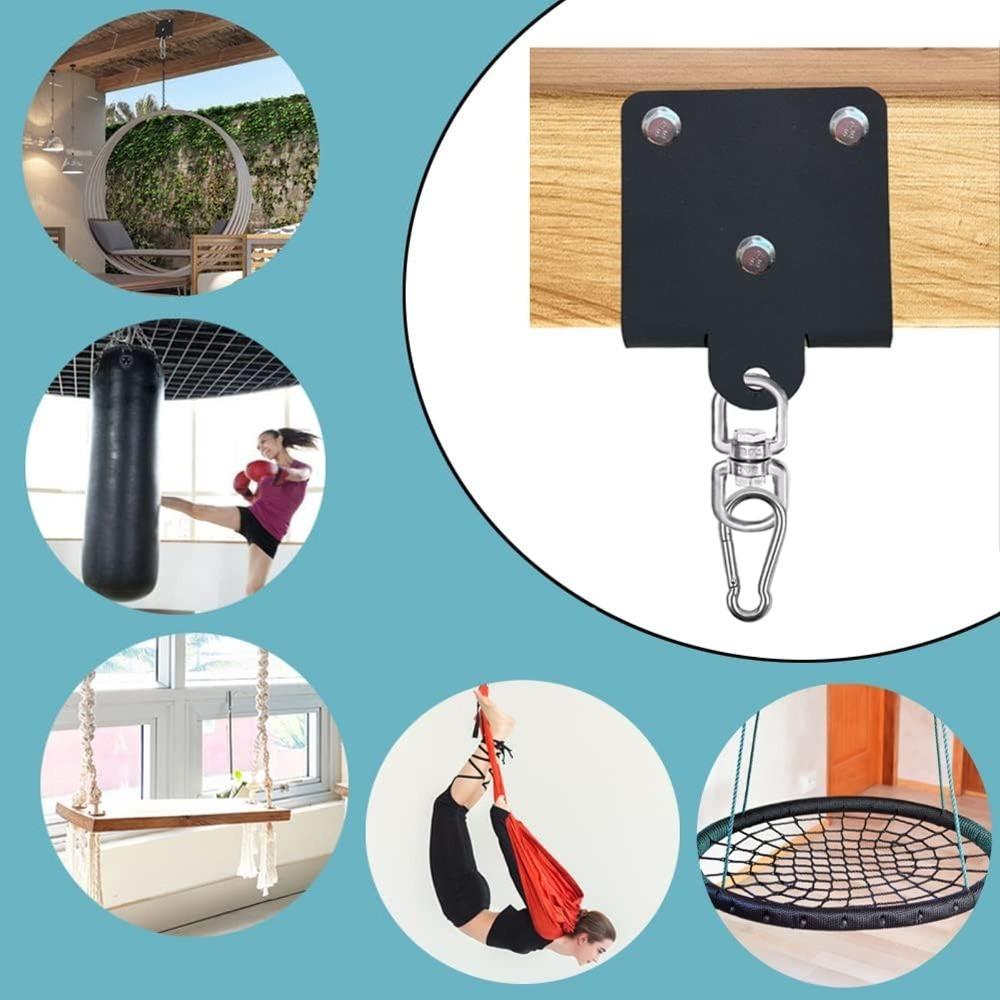 Heavy Duty Boxing Bag Hanger 360 Degree Rotation Heavy Bag Beam Mount Aerial Yoga