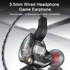 Wired Headset Stereo Surround Deep Bass Music Player Ergonomic 3.5mm Wired Headphone Game Earphone Phone Accessory