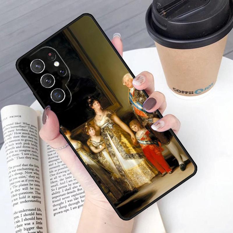 Francisco Goya Paintings Phone Case Cover For Samsung Galaxy S24 S25 Ultra S21 S22 Ultra S10E Note 10 Plus Note 20 FE S23