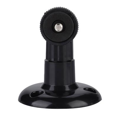 Surveillance CCTV Camera Stand Wall Mount Bracket  Rotatable Mini Camera Support Stand Black