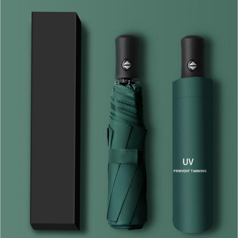Automatic umbrella, folding umbrella, a large number of professional sunscreen parasols, sunny and rainy.