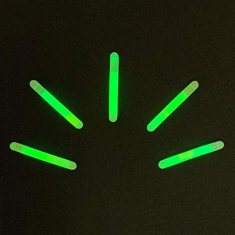 50pcs Fishing Float Light Stick Fireflies Fluorescent Lightstick Night Float Rod Light Dark Glow Sticks Fishing Tackle Tools