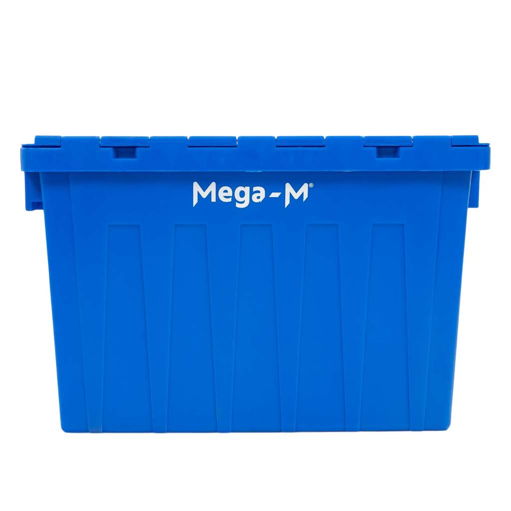 Mega-M Transport Container, Lockable, W-60 Cm, D-40 Cm, H-36 Cm, Plastic, Blue, N
