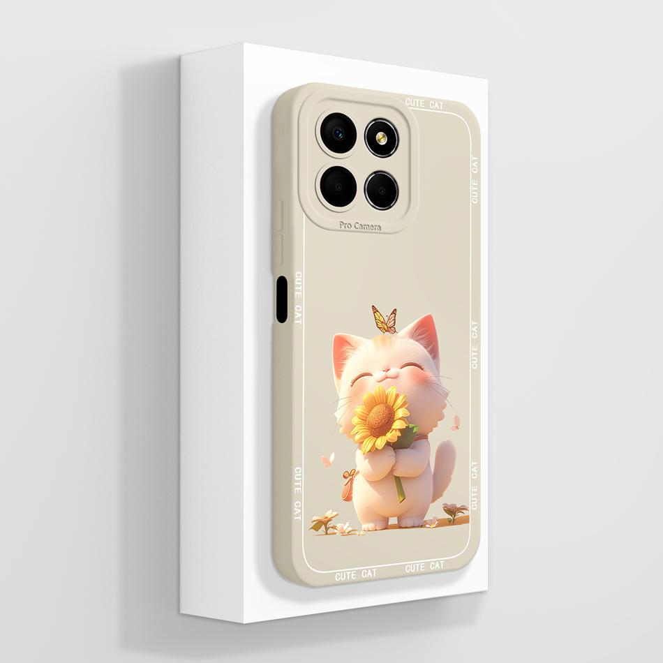 For Honor X8 X8B X8A Case Creative Paiting Cover For HonorX8B Honor X 8 5G Funda Soft Liquid Silicone Anti Drop Phone Back Cover