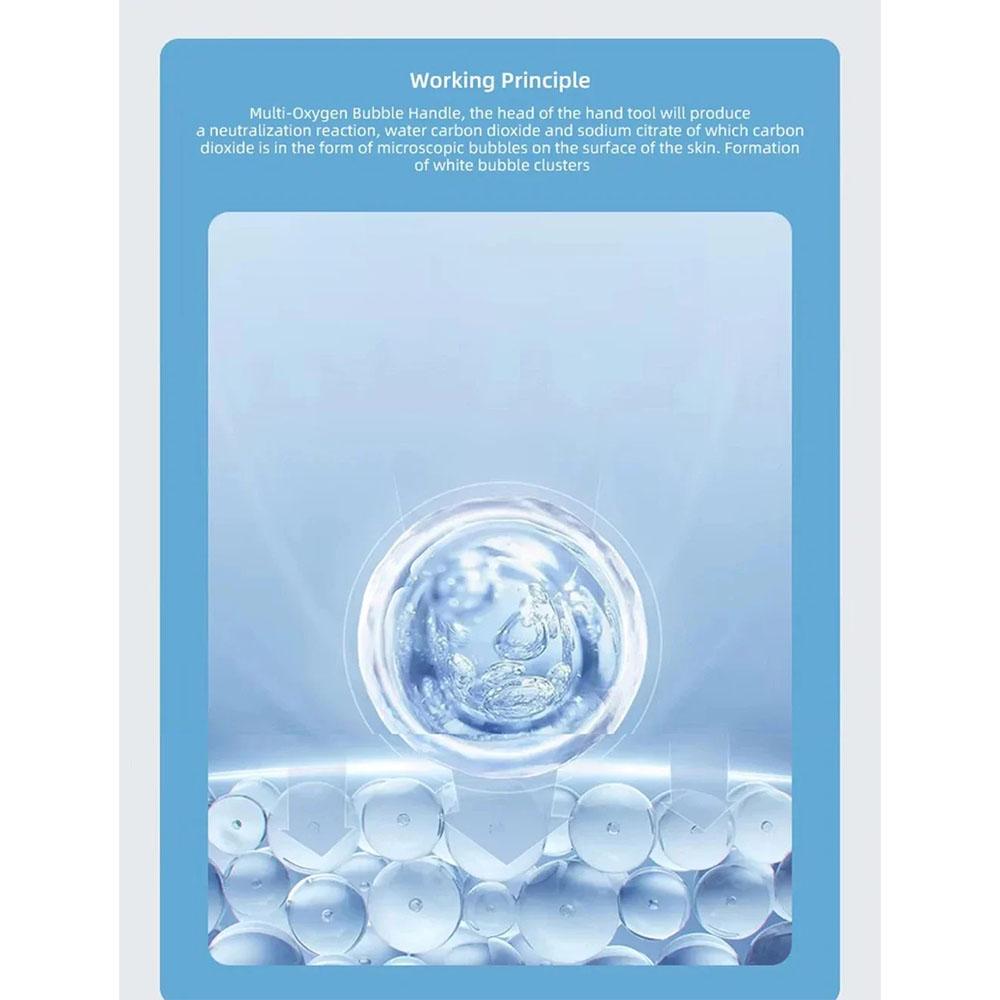 Przenośne urządzenie do pielęgnacji urody CO2 Bubble, zestaw do pielęgnacji twarzy z kapsułkami dotleniającymi, do wielokrotnego ładowania