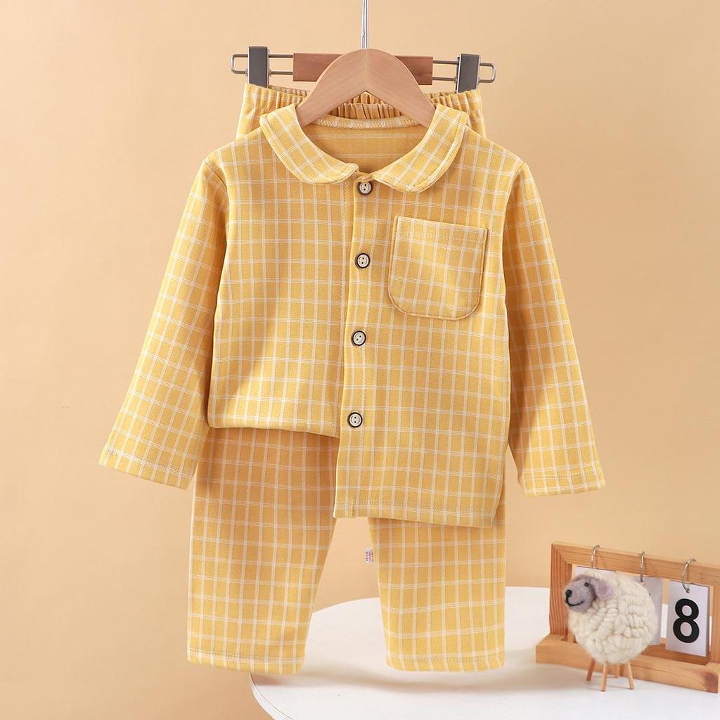 Children's Plaid Fleece Pajama Set - Boys' Loungewear