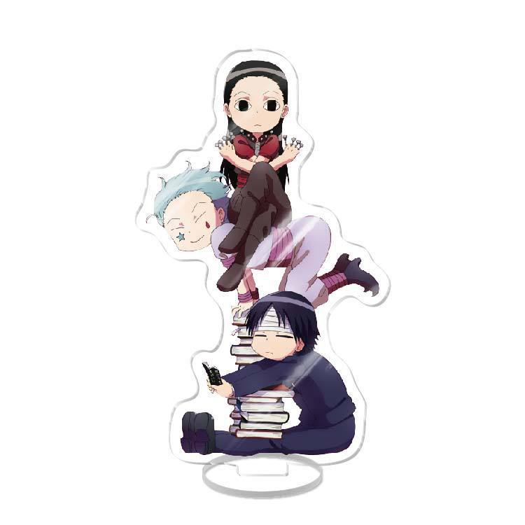 Hunter X Hunter Animation Peripheral Gonzo Killua Student Campus Desktop Decoration Acrylic Stand Model Cute Stand Pvc 15cm