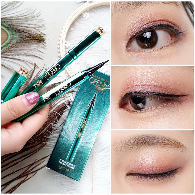 

Gemeng Peacock Eyeliner Pen - Long-lasting, Smudge-proof, Waterproof, Sweatproof, Easy Application