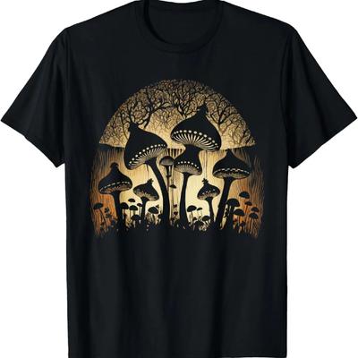 Cottagecore Mushrooms Nature Forest Garden Lover T-Shirt