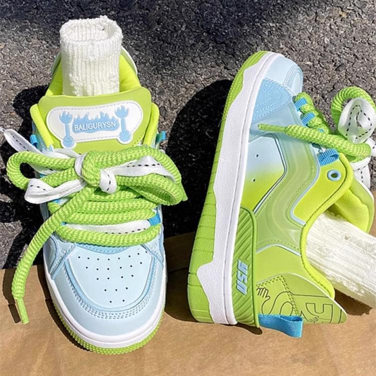 

Тот же диван и кот C-TUBE в гонконгском стиле/оригинальный дизайн, разбитое зеркало, доска, универсальные туфли для пары, повседневные спортивные туфли 35 мятный зеленый