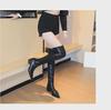 Botas elegantes de tacón alto con punta puntiaguda por encima de la rodilla de estilo europeo y americano