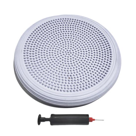 

Балансировочная подушка для йоги из ПВХ с воздушным насосом, качающаяся балансировочная доска, надувное массажное сиденье, балансирующее сиденье, стабилизирующая тренировка, сенсорный диск для тренировки ядра серый