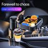 Cup Holder Tray for Car Dual Cap Holder 4IN1 Adjustable Car Cup Holder Multifunctional Car Drink