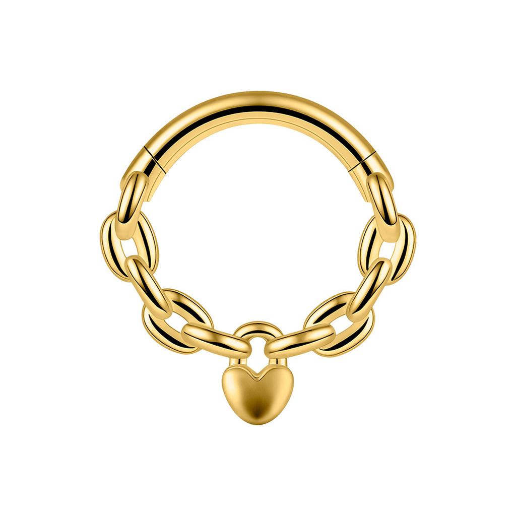 Multifunctional Nose Ring Seamless Design Comfortable Wear Body Piercing Jewelry Stainless Steel Fashion Accessories