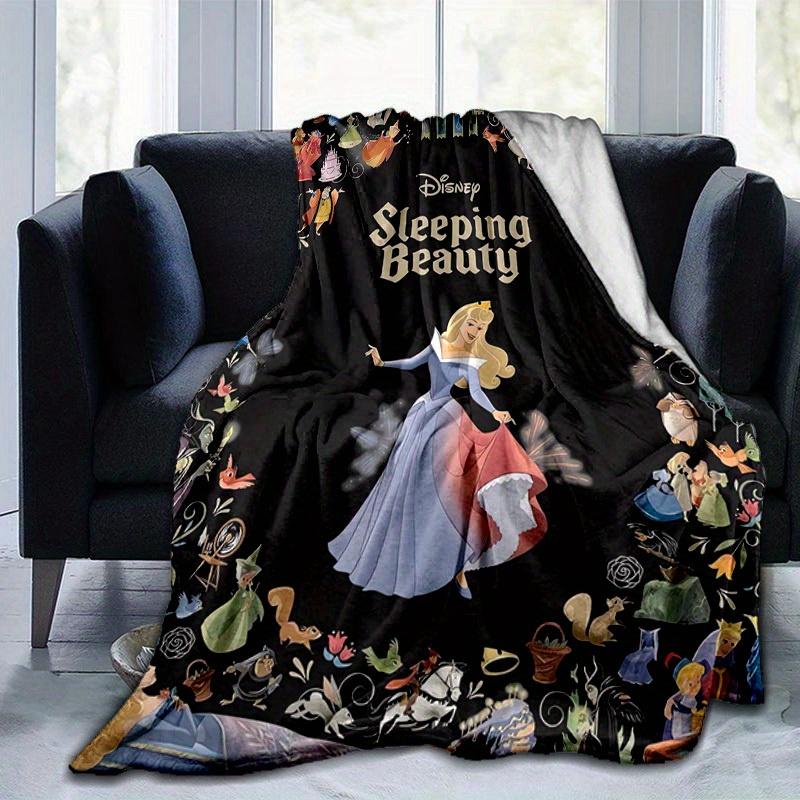 1pc, Disney's Sleeping Beauty Home Decor: Cozy Flannel Blanket Perfect Gift for Bedroom, Living Room, Travel, Camping, Car