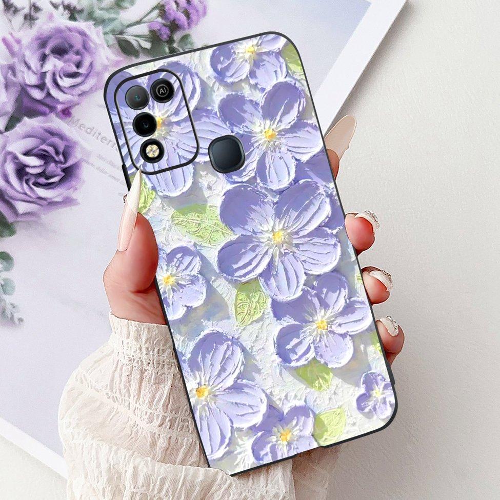 For Infinix Hot 10 X682C 10s X689B 10play X688C Back Cover For Infinix Hot 10 Play Case Shockproof Fashion Cute Cartoon Silicone