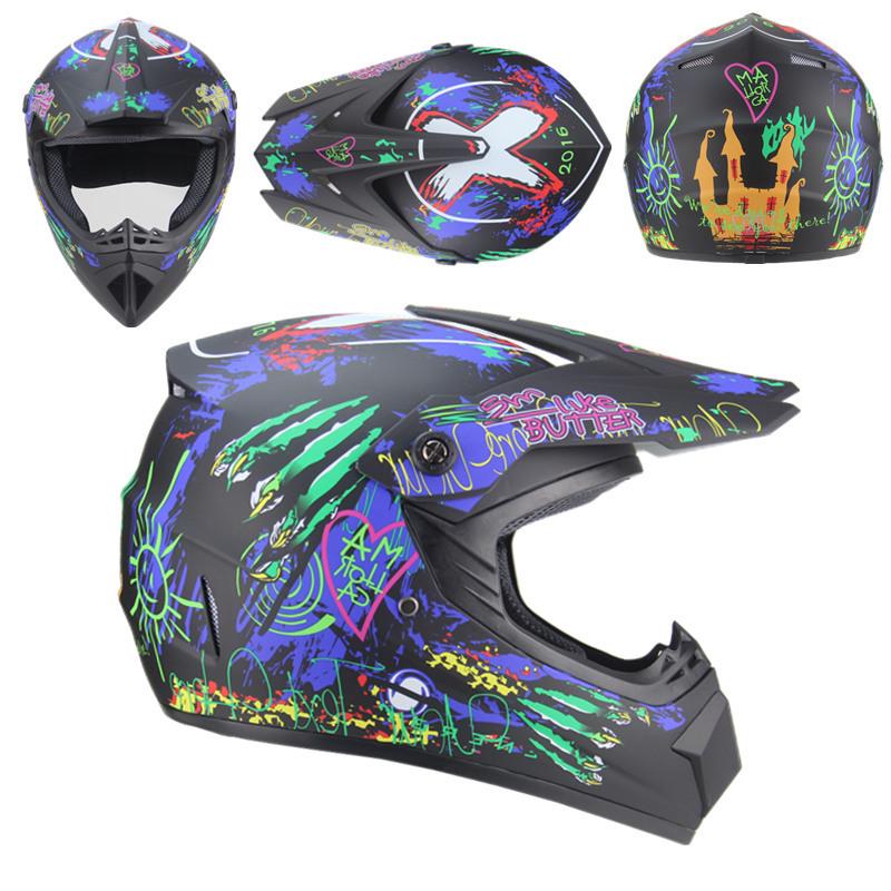 Cross-Border E-Commerce Off-Road Helmet: ATV, Mountain Bike, Downhill & Karting Helmet for Teenagers