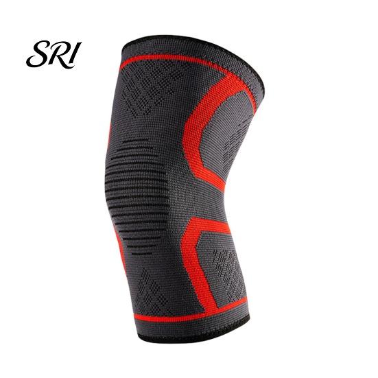 Silicone Grip Knee Sleeve Knitted Sports Brace Lightweight Breathable Compression Non-slip Women Men Elastic Outdoor Fitness Basketball Running