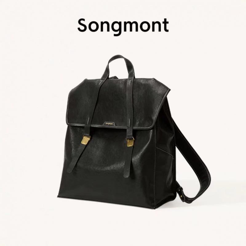 

Backpack Made of Vegetable Tanned Leather with A High-end Feel, 16 Inch Computer Bag, Outdoor Backpack