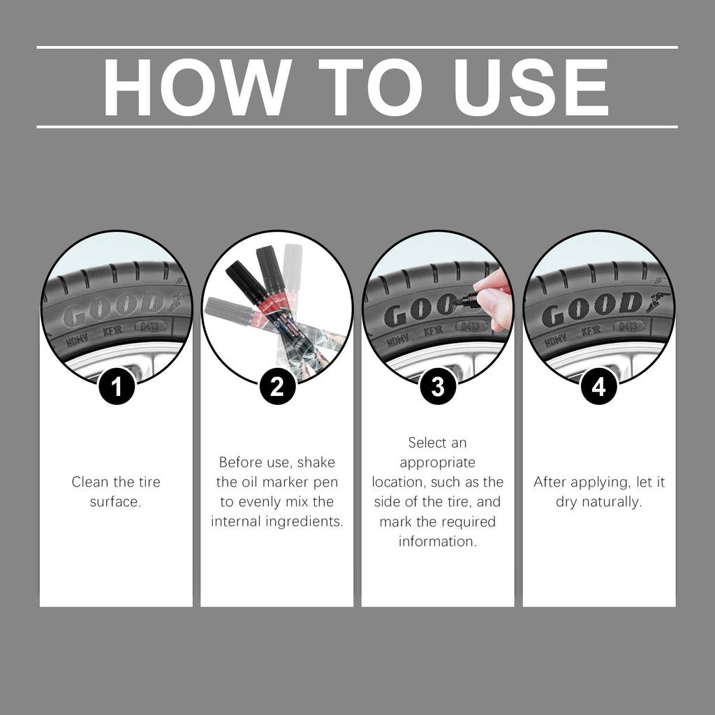 Graffiti Markers Paint Markers,Automotive Paint Scratch Reparing Pen Car Painting Wheel Tyre Marker Pen
