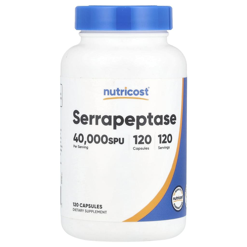 Serrapeptase, 20Mg (40,000Spu), 120 Capsules