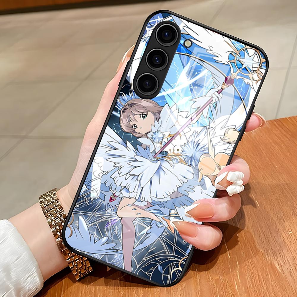 Cardcaptor Sakura Phone Case For Samsung S26 S25 Edge Ultra S23 S22 S21 S20 Ultra Plus S24 Fe A54 A53 A25 Glass Cover