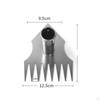 2 in 1 Hoe Rake MultiFunctional Dual Head Heavy Duty 8 Tine Garden Weeder for Gardeners,