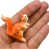 Pinenjoy Cute Squirrel Figurines, 12 Pieces, Miniature Animal Figures, Cake Decorations, Garden Decorations, Funny Birthday Decorations, Small