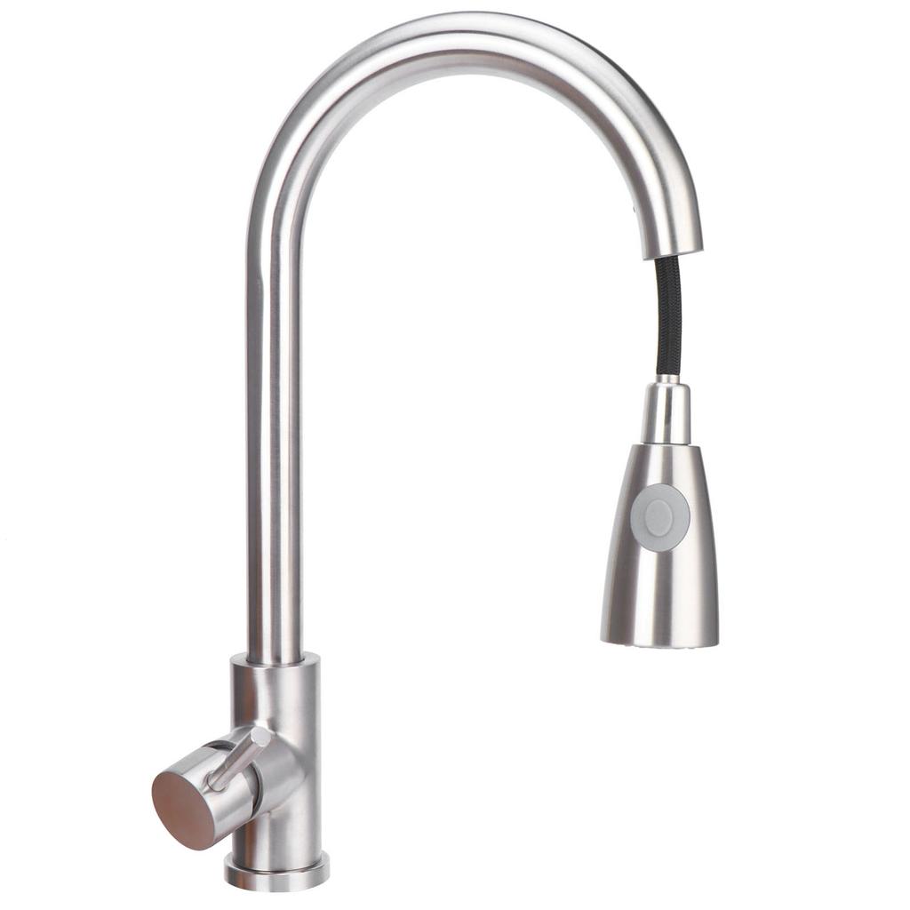 G3/8 Küchenmischbatterie Dual Water Outlet Pull Out Sprayer Teleskop Spüle Wasserhahn Wasserhahn