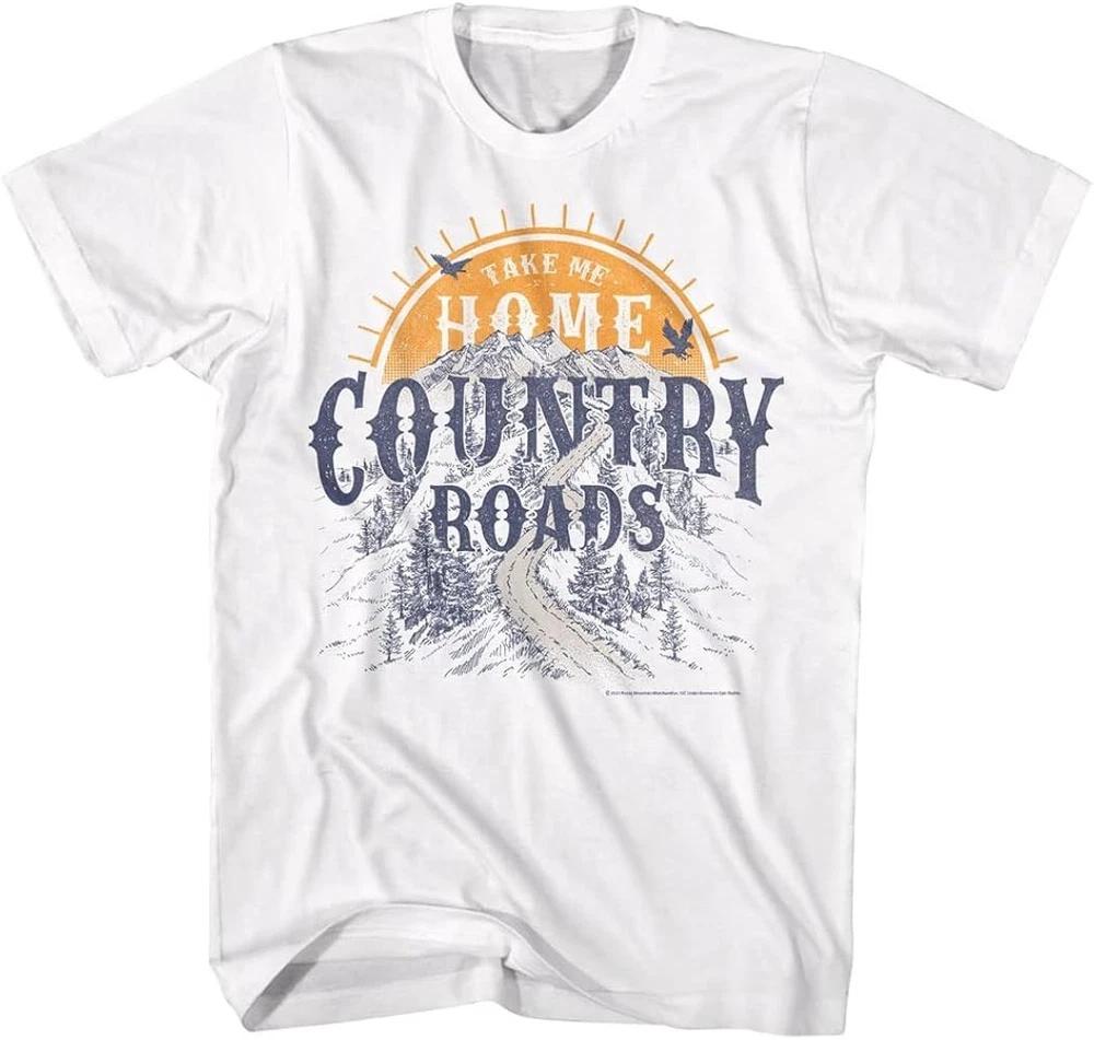 John Denver Take Me Home Country Roads Sketch Unisexs Short Sleeve T Shirts Cs200 S