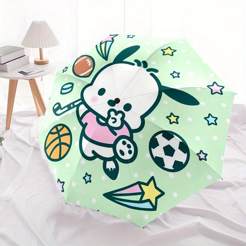 1pc Cute Sports Friends Umbrella with Plastic Handle,Suitable for All Seasons Home Travel Outdoor UmbrellaSanlio344
