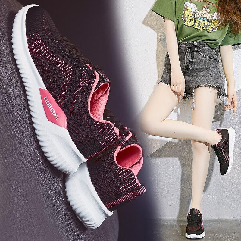 Women's New Fly-woven Mesh Hollow Casual Sneakers