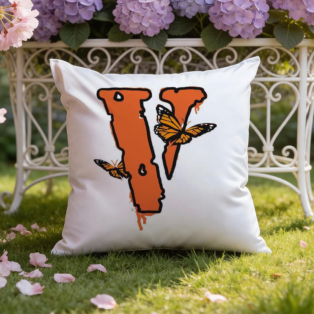 Luxury V-VloneS Cushion Cover Home & Car Dual-Scene Pillow Cover: Reversible for Premium Comfort