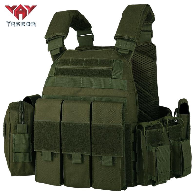 YAKEDA Breathable Wear-resistant Tactical Camouflage Vest for Outdoor Field Training
