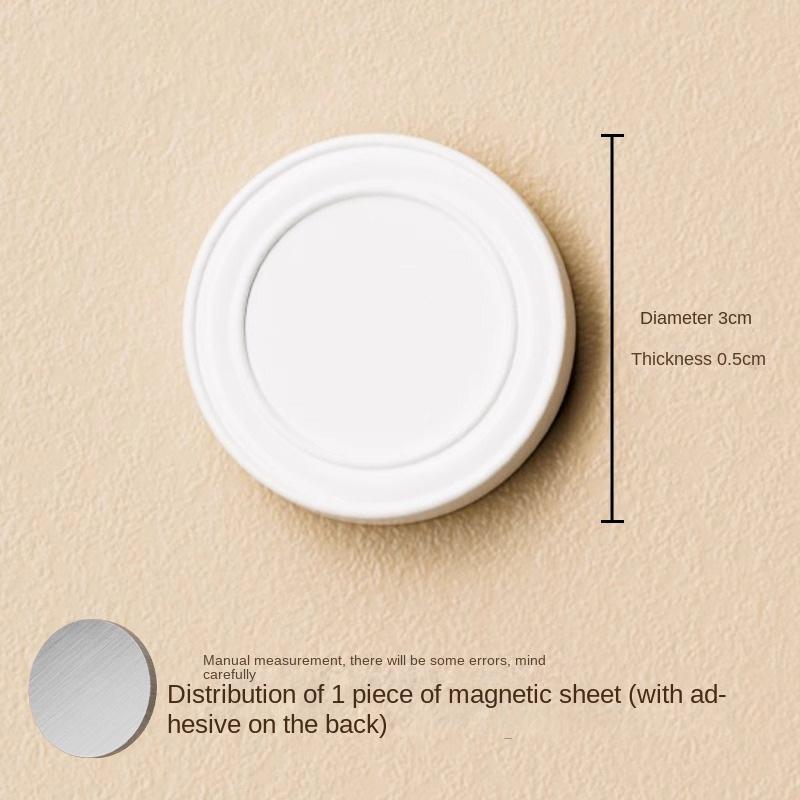 Magnetic Hooks Wall Mount Strong Magnet Remote Control Invisible Holder Keys Fridge Sticker Storage Hooks Home Organizer Hooks