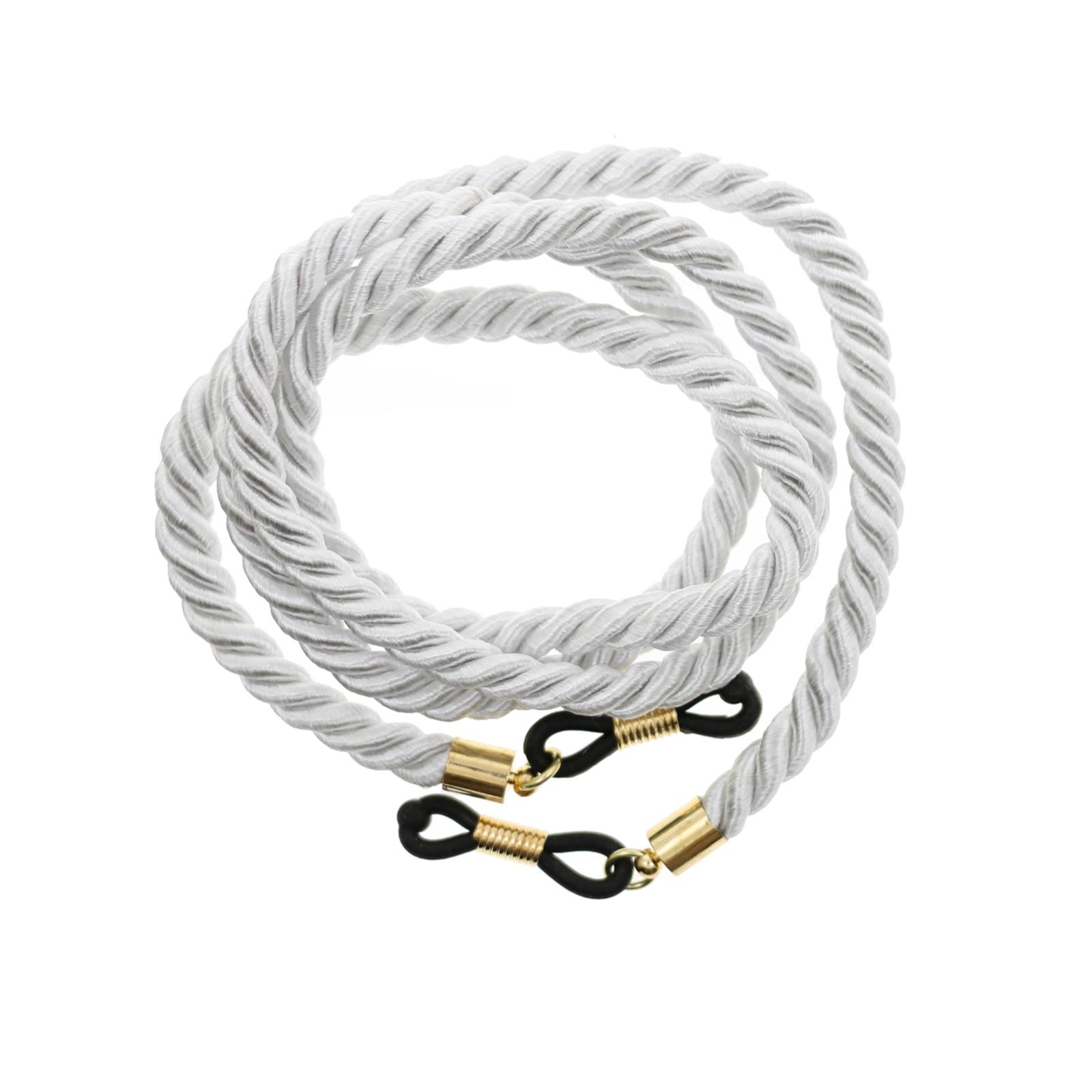 

Glasses Holder Chains Versatile Anti Slip Portable Eyeglass Chains Lanyard Eyeglasses Holder Straps Glasses Strap Men Woman белый