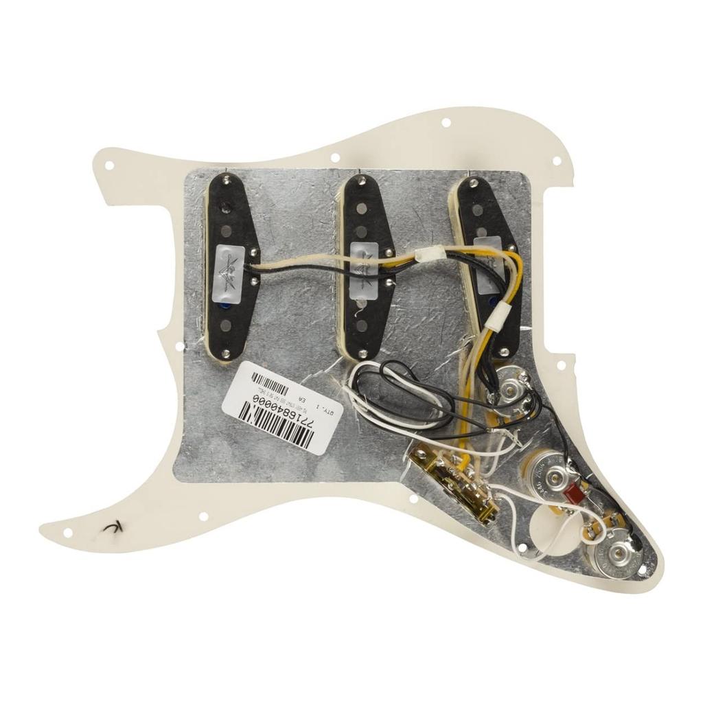 Fender Pre-Wired Strat Pickguard Custom Shop Fat 50's SSS Tortoise Shell 11 Hole